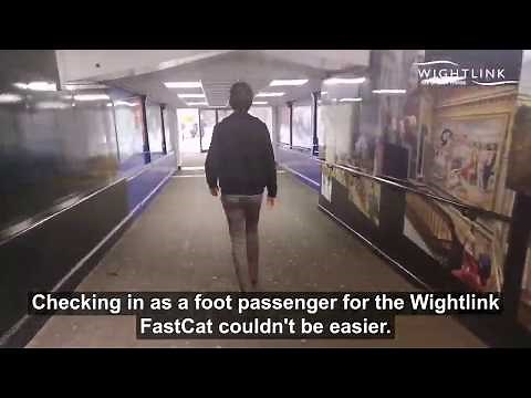 Checking in on the Wightlink FastCat