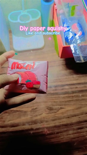 Satisfying DIY Paper Squishy 🌸 #shorts #diyDIY Paper Squishy Tutorial! 💖✨ #shorts #crafts