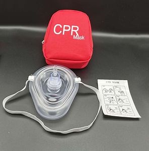 [Hot Item] Color Nylon Bag First Aid Kit Emergency Pocket CPR Mask Valve