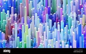 3D background. Abstract data visualization