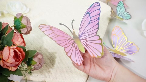 100 Pcs Butterfly Party Decorations Butterfly Centerpieces 3 Sizes Large Butterfly Table Decor Wall Decor Aesthetic Theme for Baby Shower Kids Birthday Dorm Room Wedding Crafts