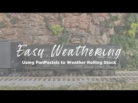 Model Trains Easy Weathering- Using PanPastels to Weather Rolling Stock