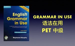 原版教材 Grammar in use 语法在用中级 PET 高考语法 百日语法课