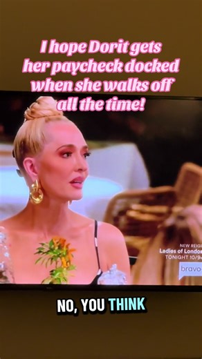 Dorit is the c*nt here, not Erika! And she’s annoying when she thinks her time is more valuable than the others! I think she needs to be fired and go flail around for some real income to support herself! Let’s chat about it Friday live at 2pm ET! #rhobh #annoying #realitytv #fyp #realitywatercooler