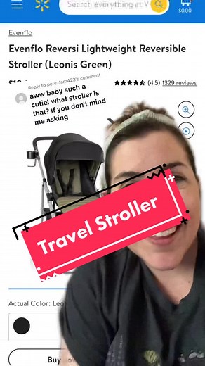 Evenflo Reversi Lightweight Travel Stroller Review