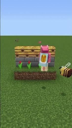 How to make a super cute beehive [Minecraft]