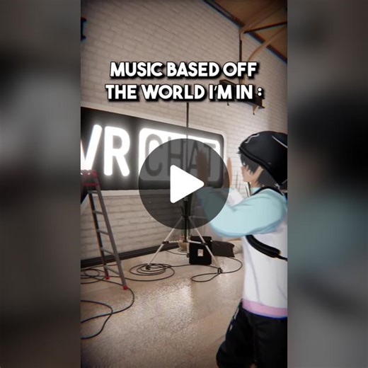 Music based off the worlds I’m in #vr #vrchat #virtualreality #vrc #fyp