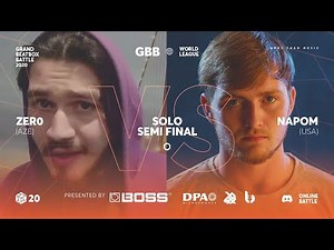 ZER0 vs NAPOM I Grand Beatbox Battle Online 2020 I SEMI FINAL