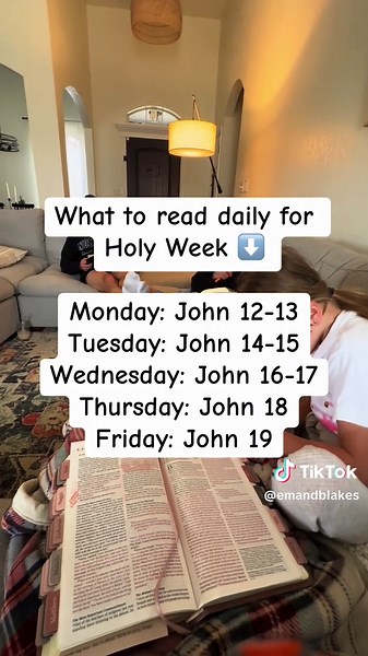 emandblakes (@emandblakes) - Daily Bible Readings for Holy Week Celebrations