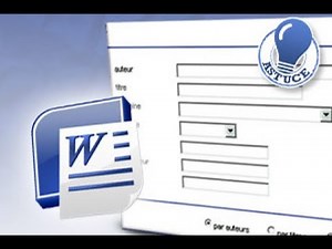 Create a form easily on word office