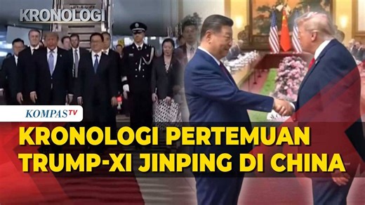 Kronologi Pertemuan Trump dan Xi Jinping di China