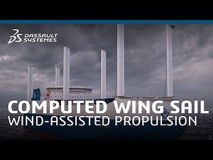 Computed Wing Sail - Wind-assisted propulsion | Dassault Systèmes