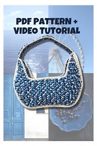 Crochet Handbag Pattern: Beginner-friendly DIY Bag (PDF Pattern + Video) - Etsy UK