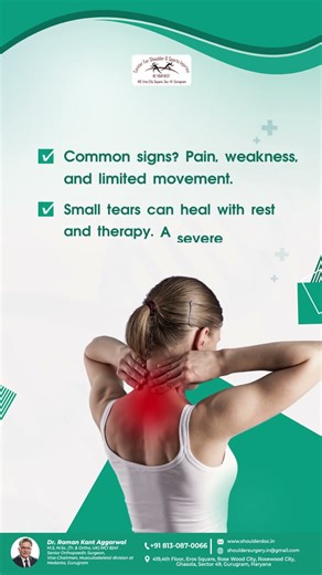 Rotator Cuff Tear | Shoulder Pain Treament | Dr. Raman Kant Aggarwal
