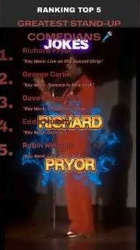 Ranking Top 5 Greatest Stand Up Comedians