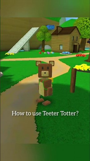 How to use Teeter Totter? Super Bear Adventure