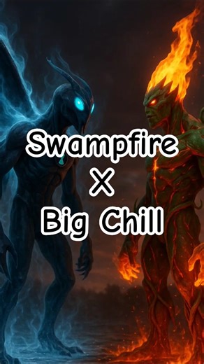 Big Chill x Swampfire FUSION – Infernal Blizzard Vortex Ultimate #shorts #ben10