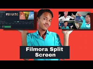 filmora X split screen ? How to make Split Screen in wondershare Filmora 10 ?