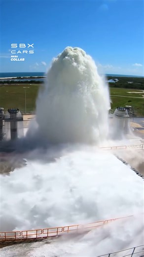 6.5M views · 40K reactions | NASA's Rocket Water Test!  #NASA #rocket #water | Supercar Blondie | Facebook