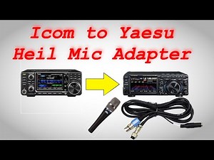 Make the switch! Icom to Yaesu mic adapter for the Heil CC-1-XLR cable