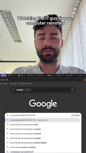POV Watching the IT guy fix your computer remotely