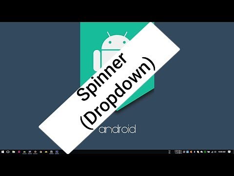 Android Tutorial (Kotlin) - 12 - Spinner