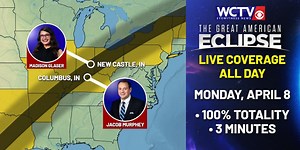 WCTV team travels to path of totality to report on Solar Eclipse