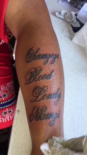 Personalized Lower Arm Name Tattoo Designs