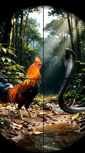 Epic Snake vs Mongoose & Rooster! 🐍 (CGI Survival Concept) #shorts
