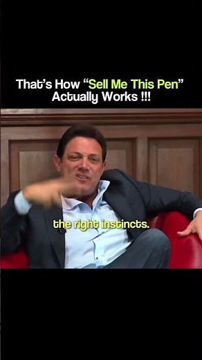 Wall Street’s Jordan Belfort explained “Sell Me This Pen” concept🖊️#shorts #business #sell #usa #uk