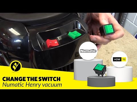 How to Replace a Switch on a Numatic (Henry) Vacuum Cleaner