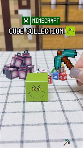 Minecraft Blocks Collection #minecraft #diy #shorts #craft #papercraft