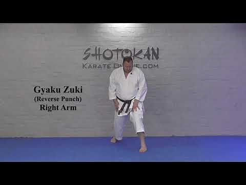 Shotokan Karate Online Gyaku Zuki Reverse Punch