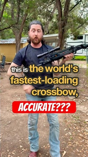 How accurate is the world’s fastest loading crossbow? #archery
