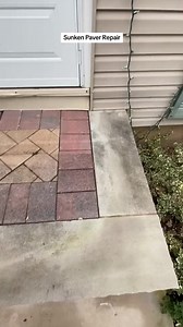 Sunken Paver Platform Repair #fyp #downesconstruction #DIY #construction #constructiontok #frontporch #pavers #repair #trending #viral #howto #stepbystep #fypシ #foryoupage #bluecollar | Lucien Duncan