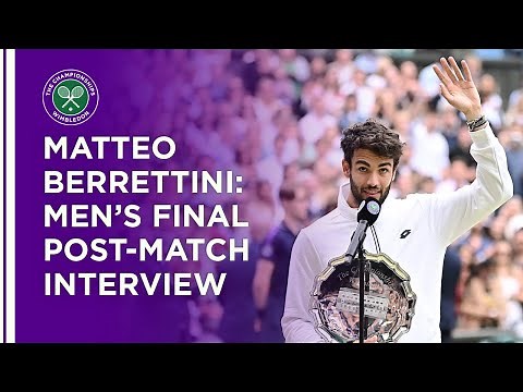 Matteo Berrettini Men's Final Post-Match Interview | Wimbledon 2021