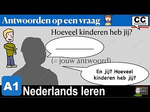 NT2 A1 Speaking Dutch - aswering and posing questions - Wie ben jij? LES 1-5 Nederlands leren