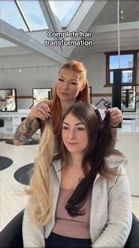 Hair transformation with hair extensions