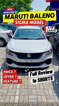 Maruti New✅️ BALENO Review❣️| Baleno Sigma Model | Maruti Baleno | Maruti Baleno New Model | Baleno
