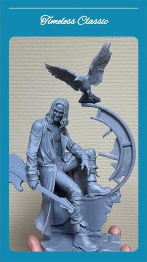 The Crow figure - 3D STL file