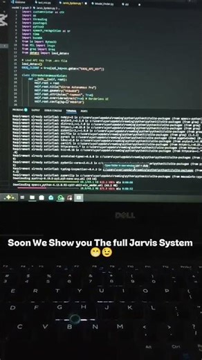 We are working on the (Jarvis System 🤖) if you want too Comment me 👈🤠. #jarvis #tonystark #viral