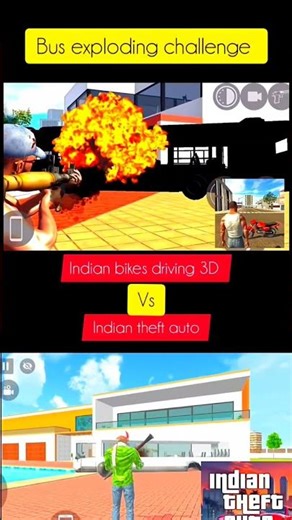 Indian Bikes Driving 3D vs Indian Theft Auto 🚍💣 | Kis game ka blast zyada powerful?