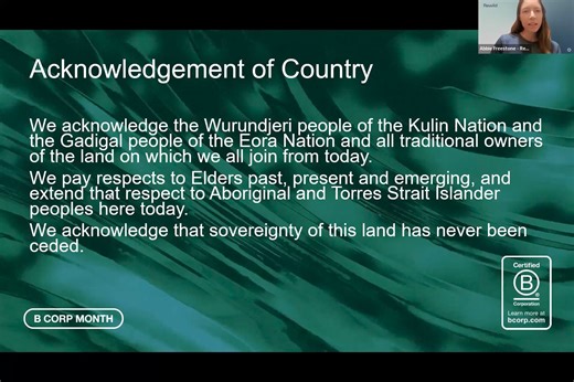 CAWSYD26: How the B Lab Standards are Driving Climate Action
