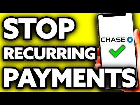 How To Stop Recurring Payments on Chase App (EASY!)