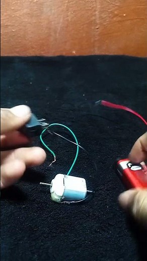 Easy Motor Battery Button Connection Tutorial | DIY Mini Project