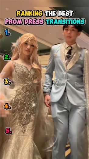 Ranking the Cleanest Prom Dress Transitions