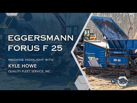 Why the Eggersmann FORUS F 25? Kyle Explains | Quality Fleet Service #recyclingequipment #shredder