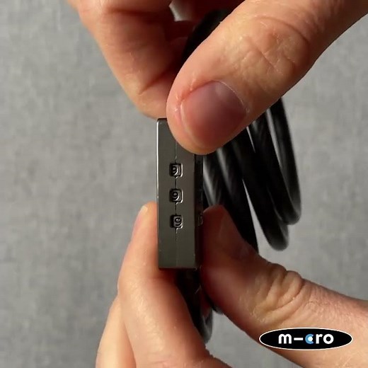 How to change the code on your Micro Scooter lock