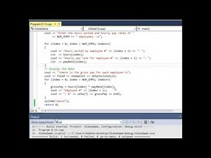 Parallel Arrays Example