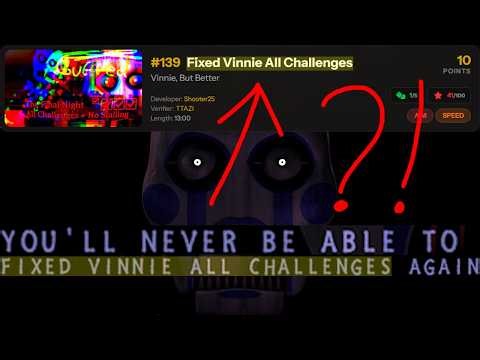 Fixed Vinnie All Challenges Completed